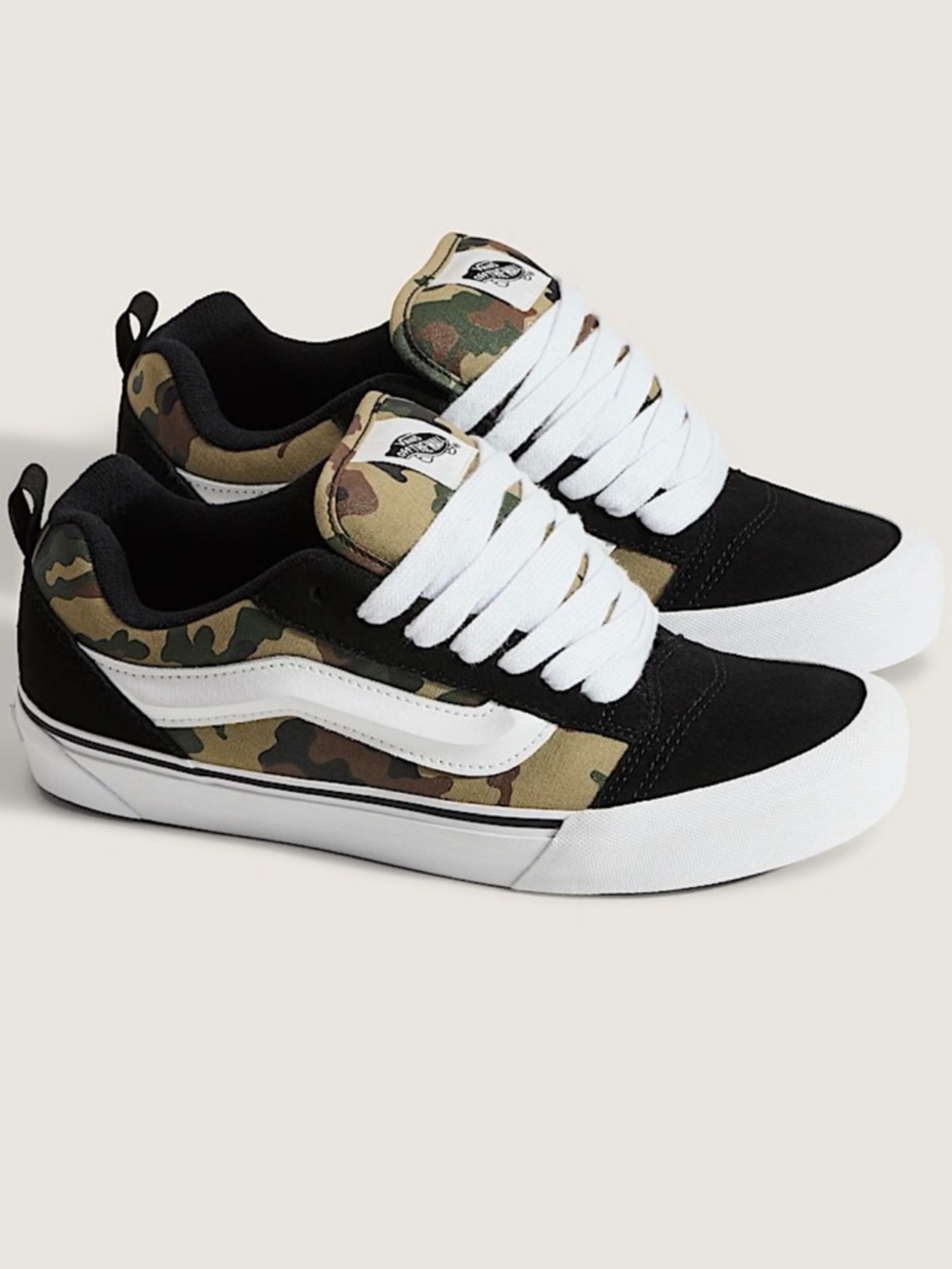 Vans Knu Skul Camo Shoes (NWT) 7Y/8.5 Womens